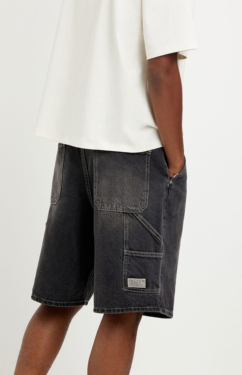 Parker Baggy Jean Shorts Carpenter Black