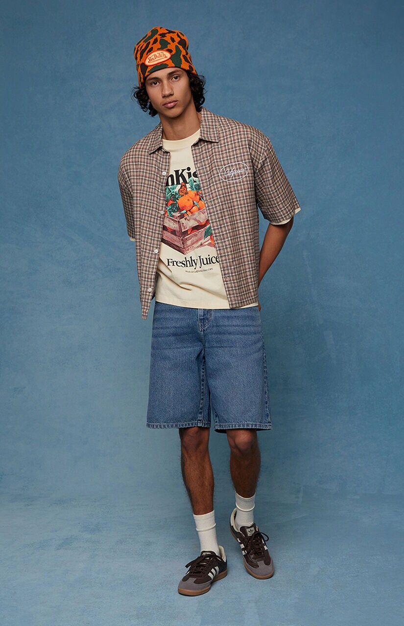 Parker Baggy Jean Shorts Medium Blue