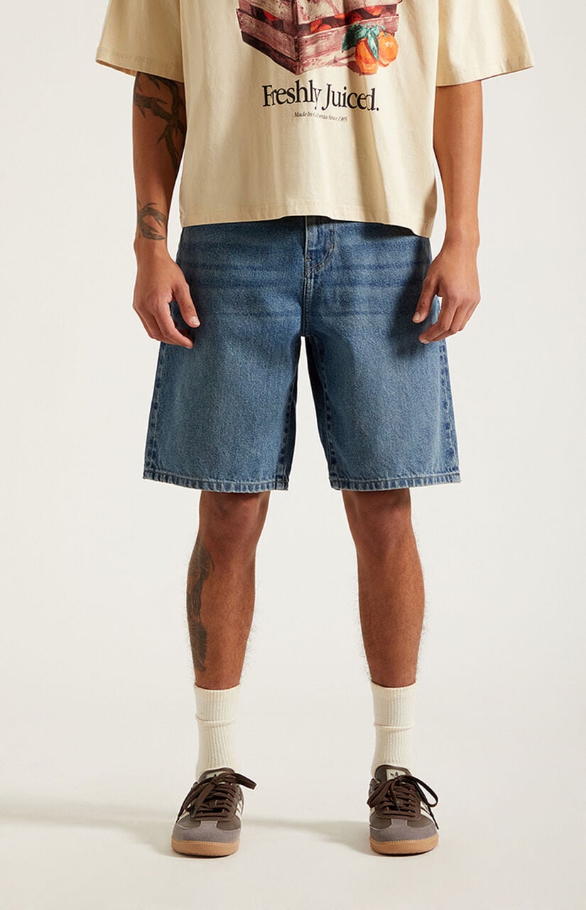 Parker Baggy Jean Shorts Medium Blue