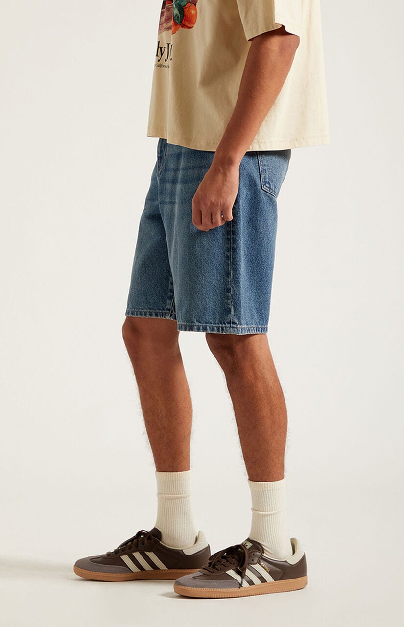 Parker Baggy Jean Shorts Medium Blue