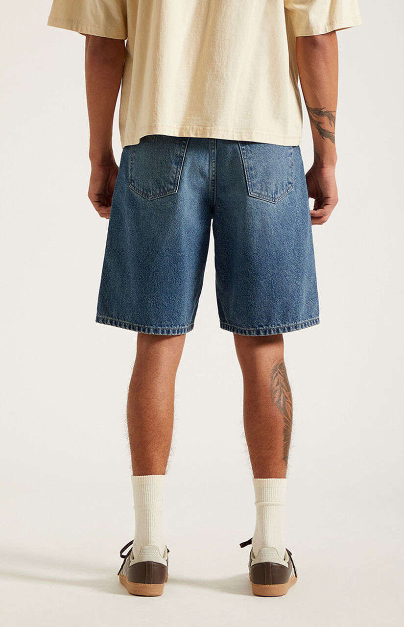 Parker Baggy Jean Shorts Medium Blue