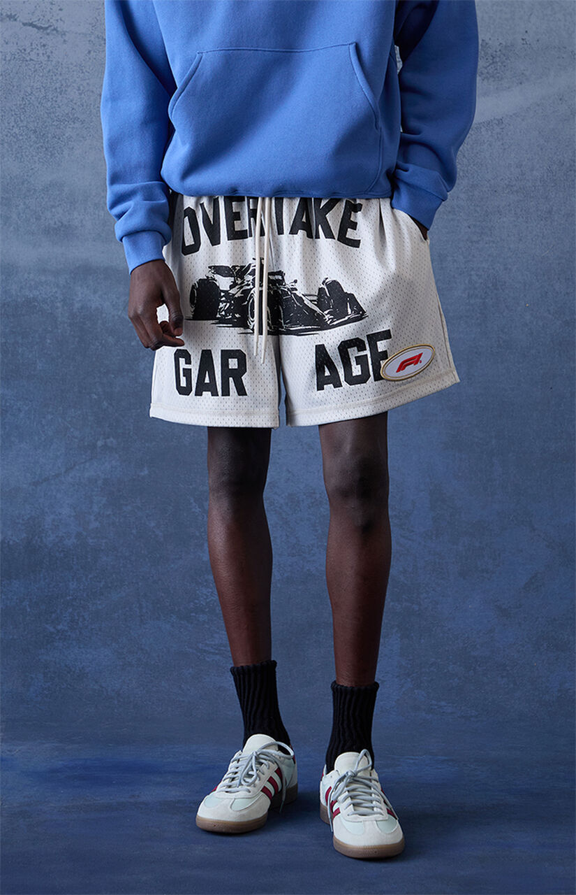 x Pacsun Overtake Garage Mesh Shorts