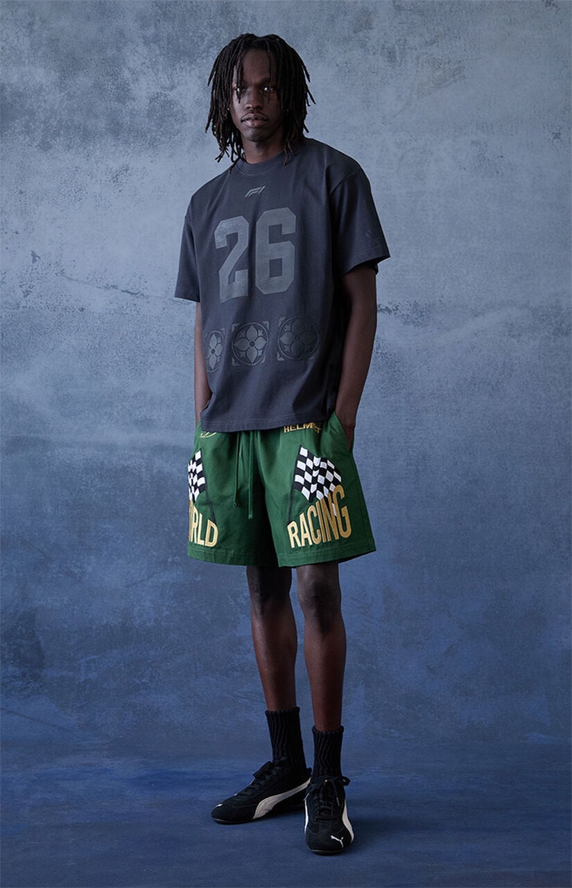 x Pacsun World Racing Poplin Shorts