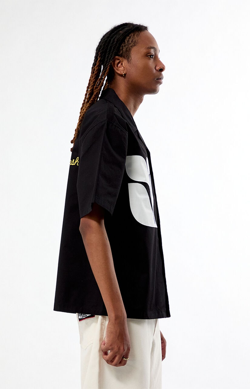 Pebble Woven Camp Shirt