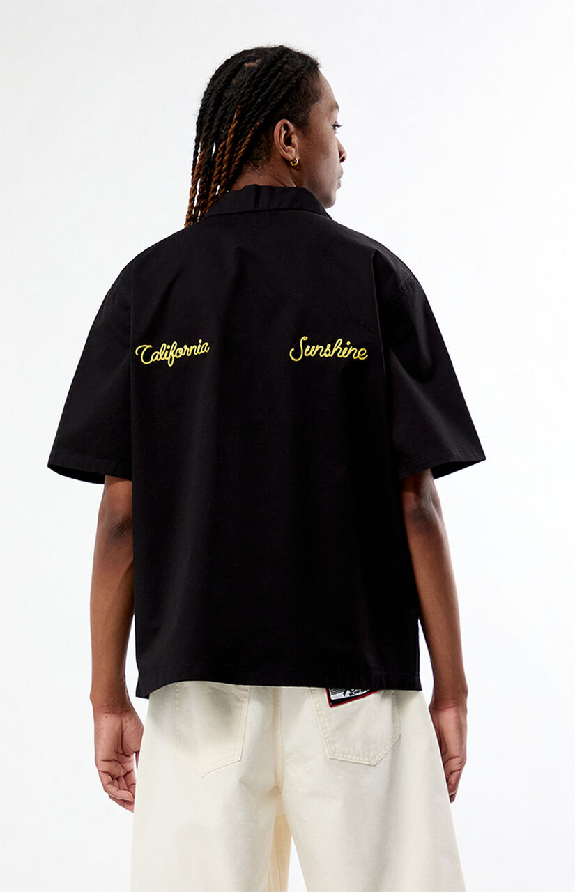 Pebble Woven Camp Shirt