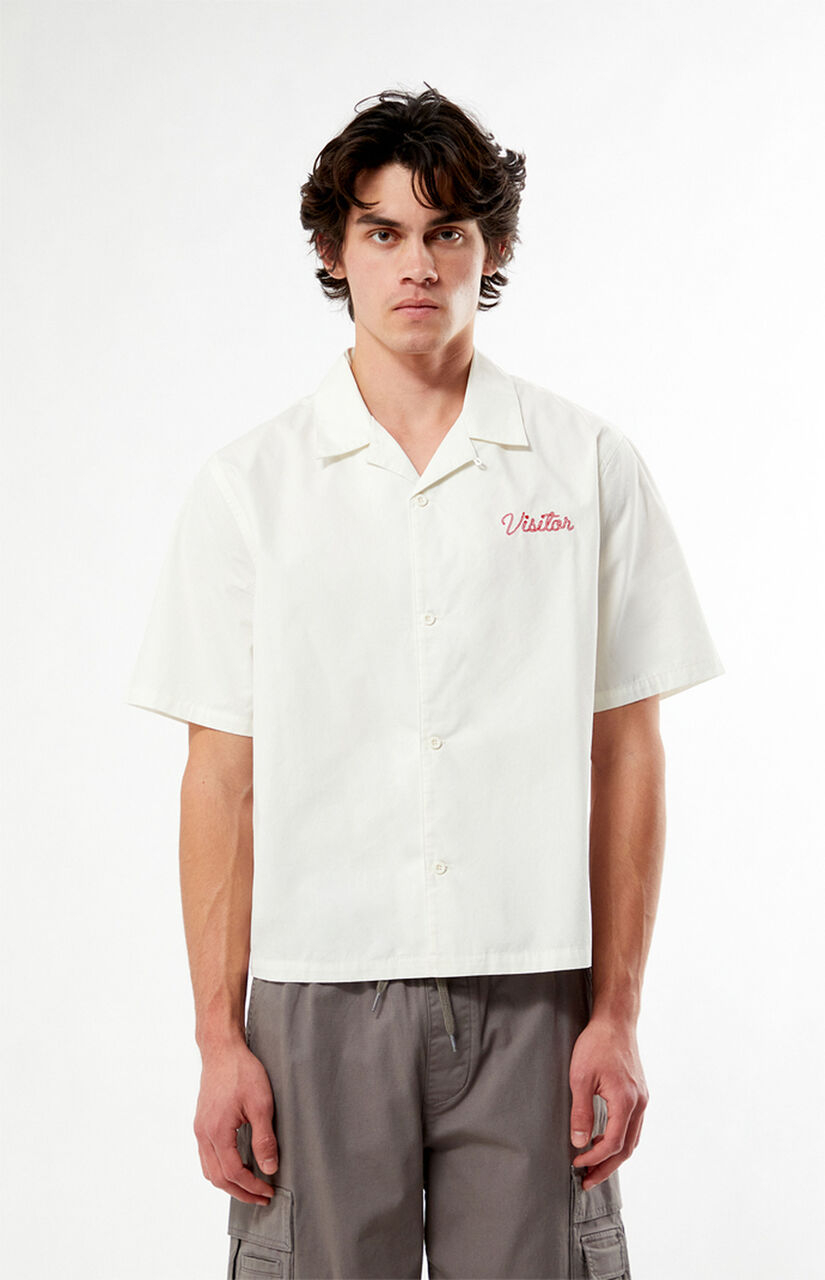 Farms White Woven Camp Shirt