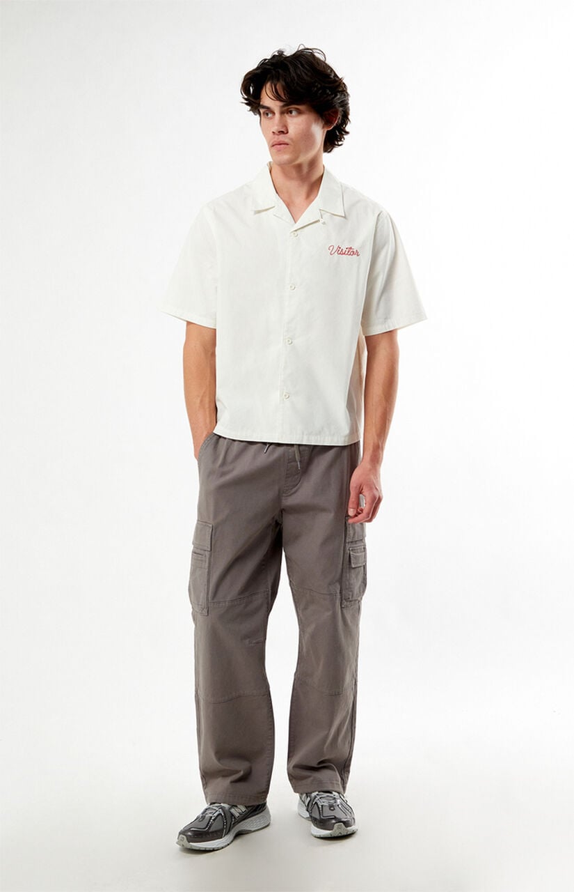 Farms White Woven Camp Shirt
