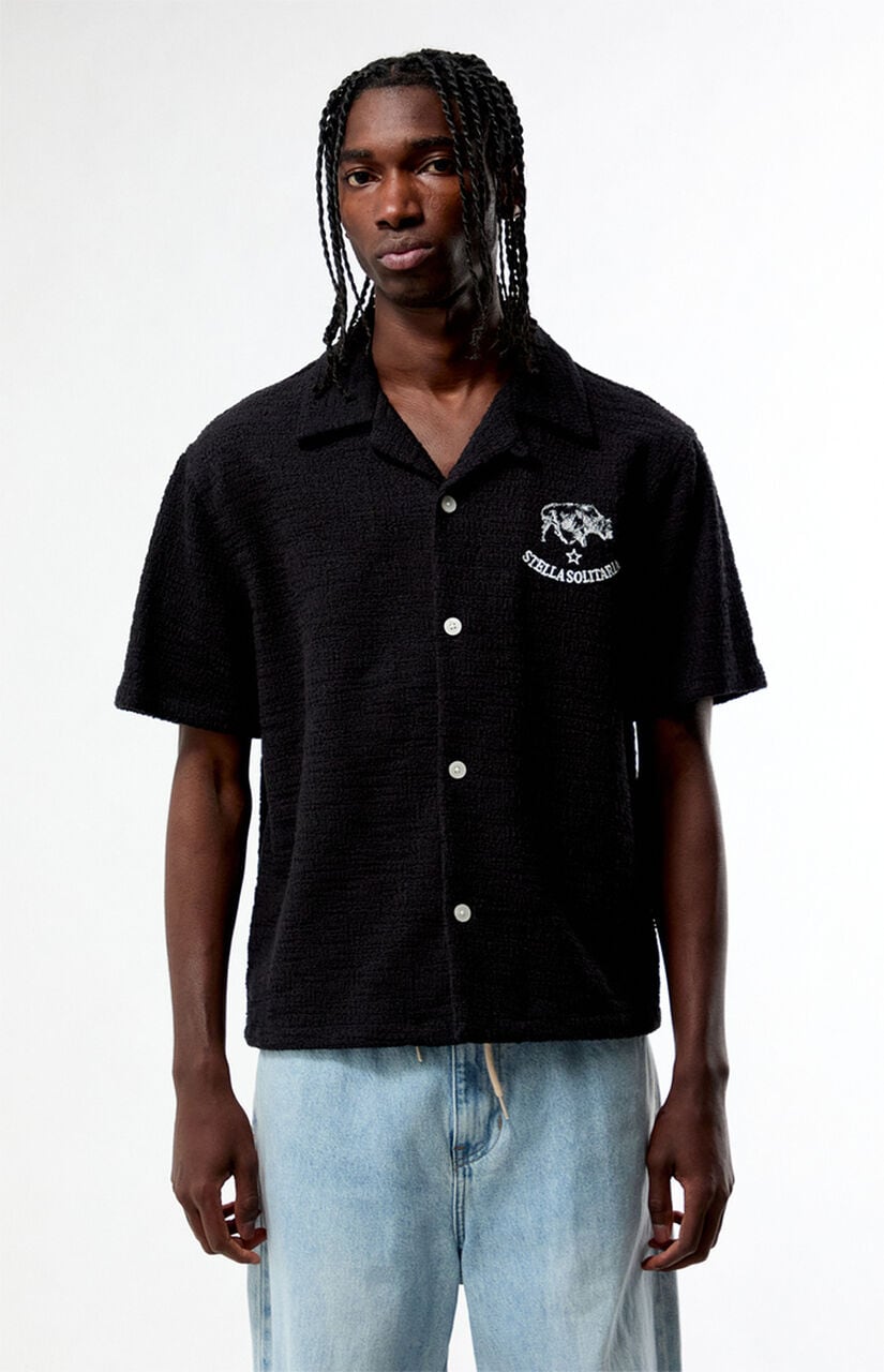 Bishop Embroidered Camp Shirt
