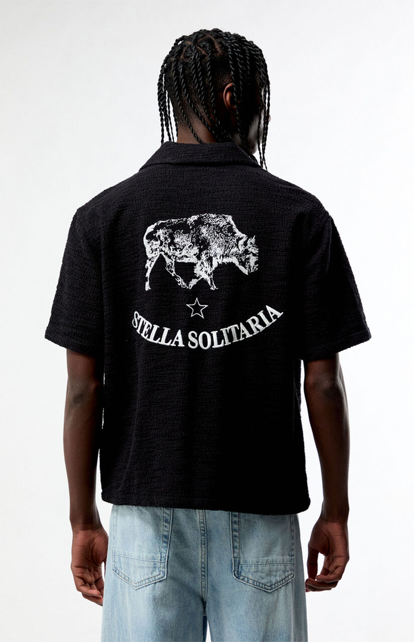 Bishop Embroidered Camp Shirt
