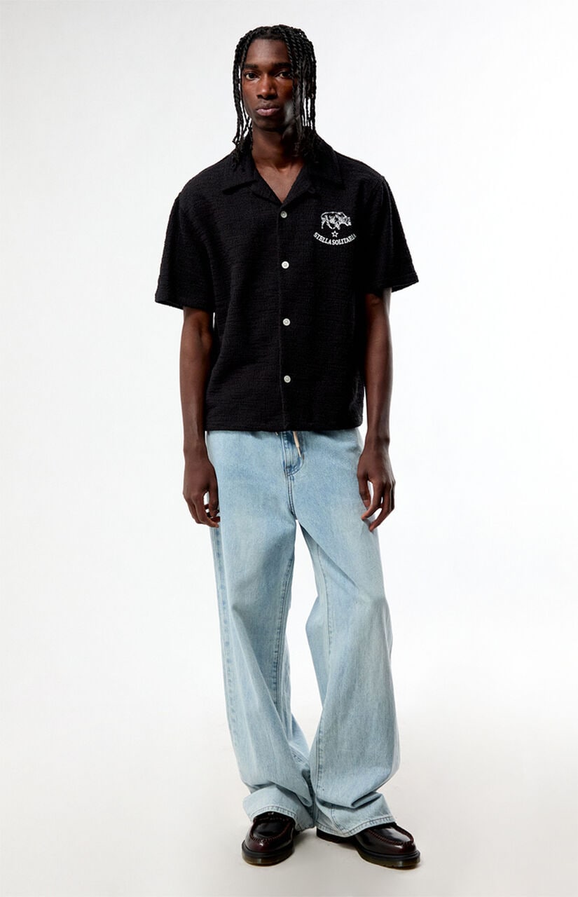Bishop Embroidered Camp Shirt