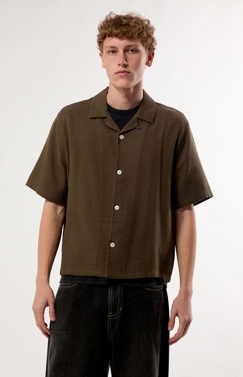 Brown Dean Camp Shirt