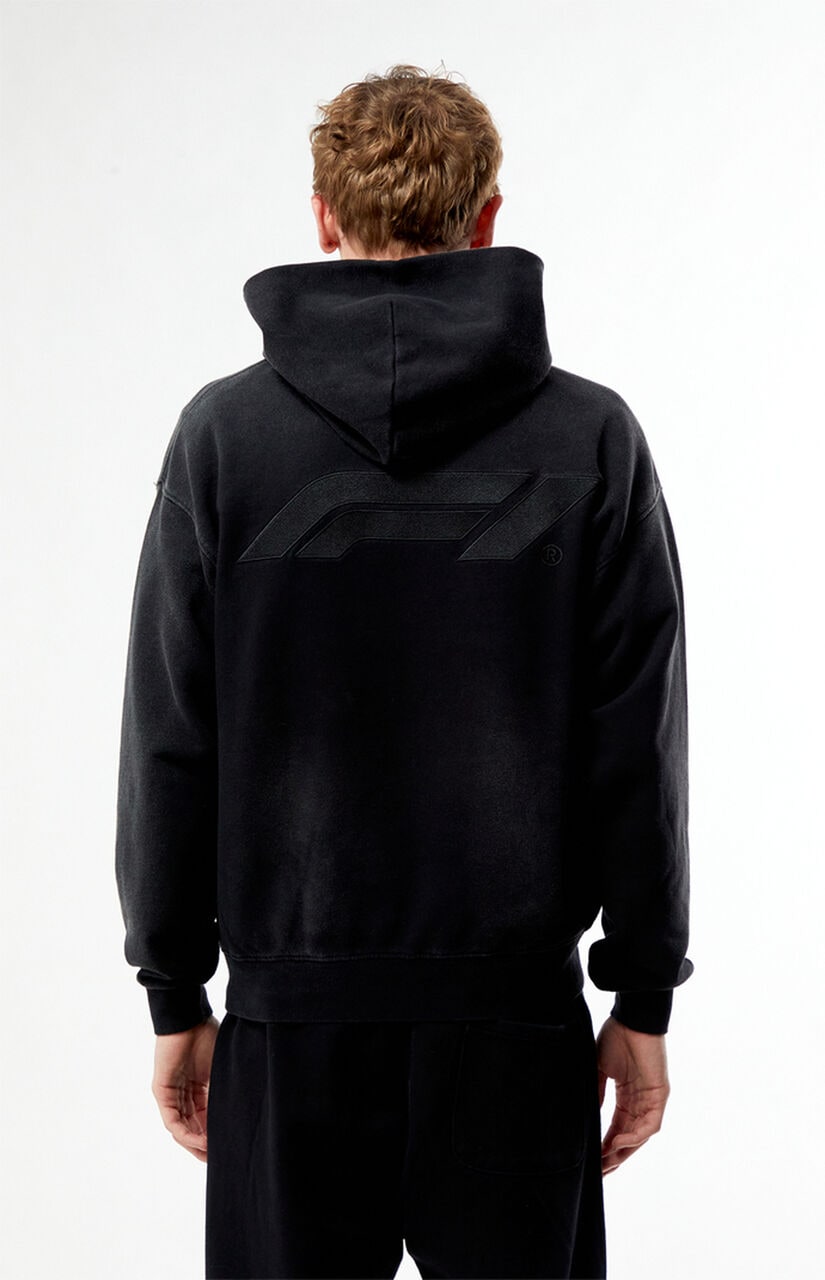 x Pacsun Las Vegas Washed Black Logo Hoodie