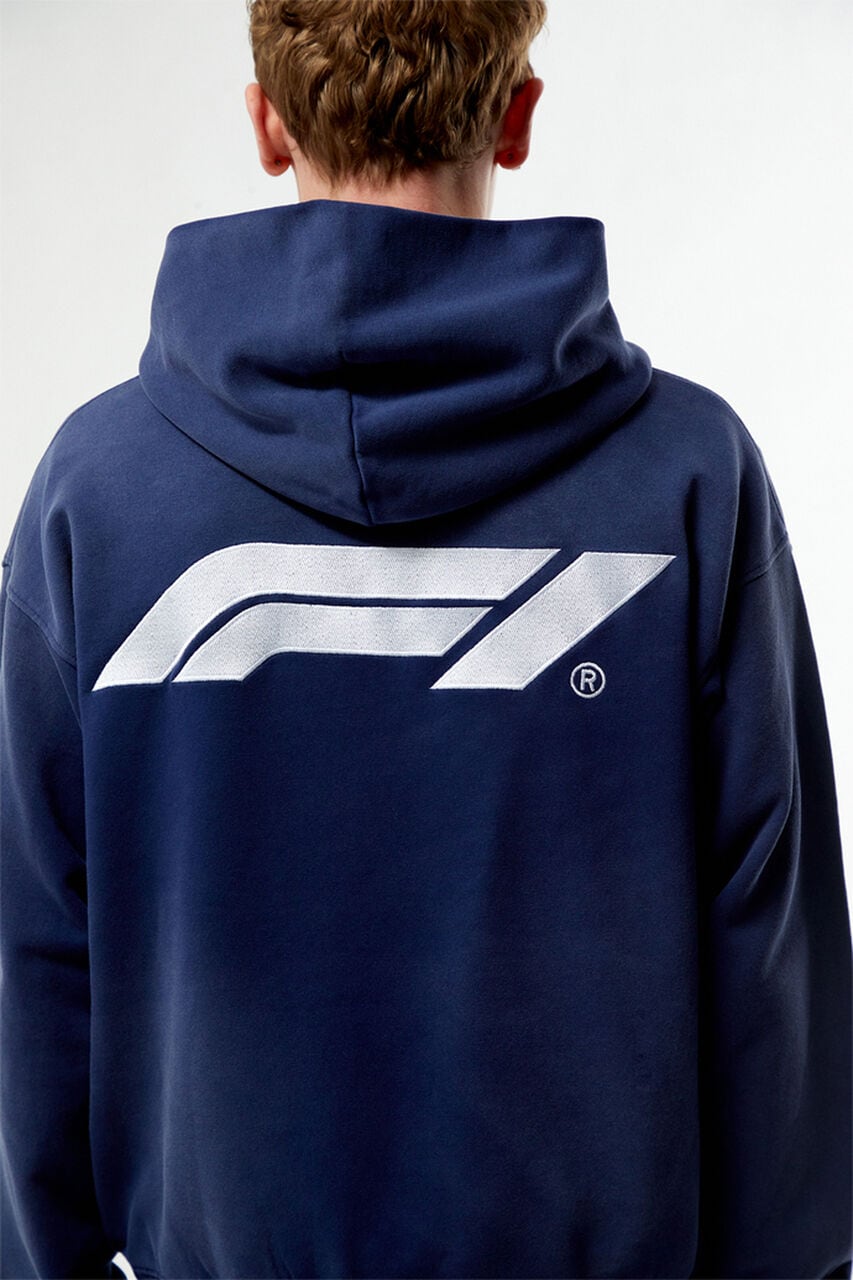 x Pacsun Las Vegas Washed Blue Logo Hoodie