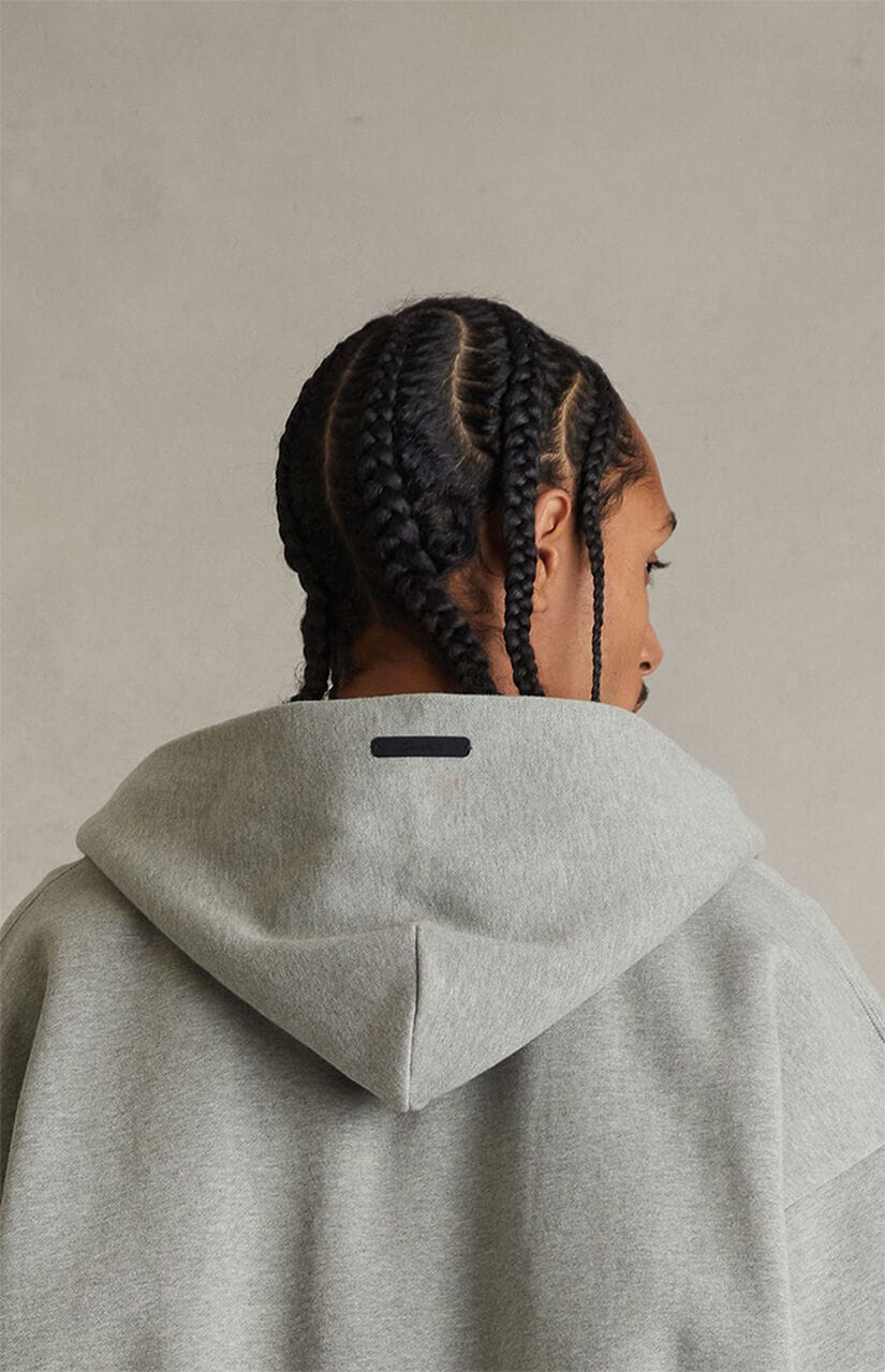 Concrete Heather Signature Classic Full Zip Hoodie