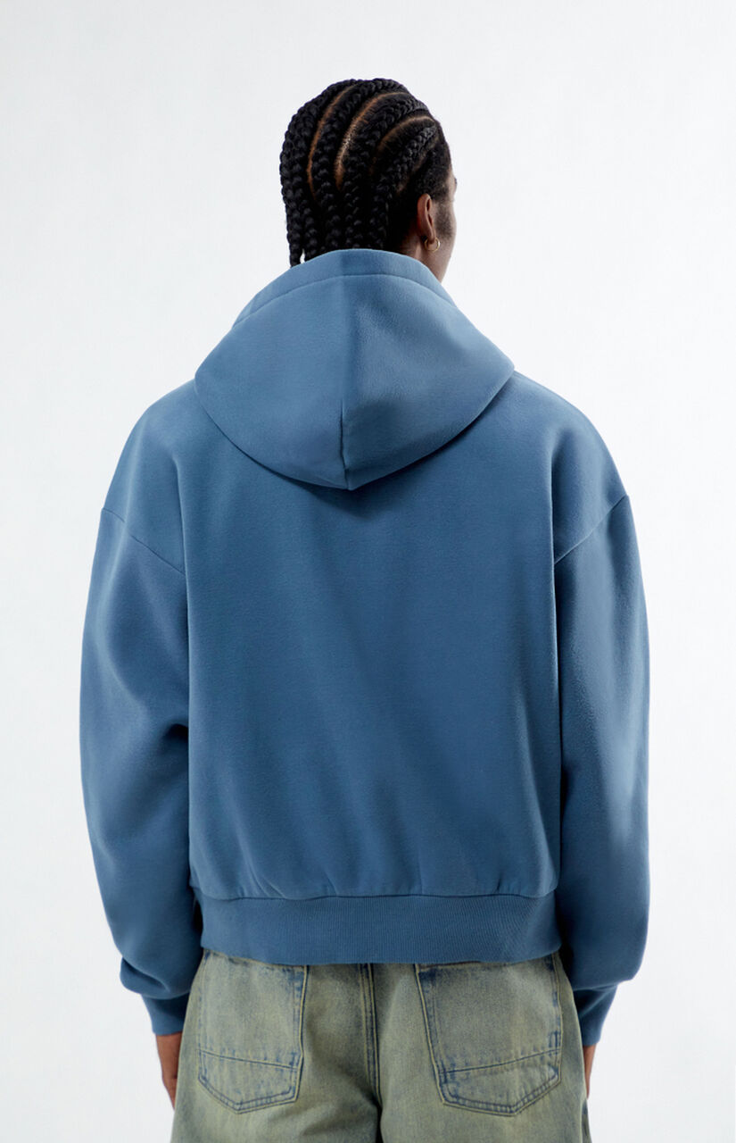 LA Raw Applique Full Zip Hoodie