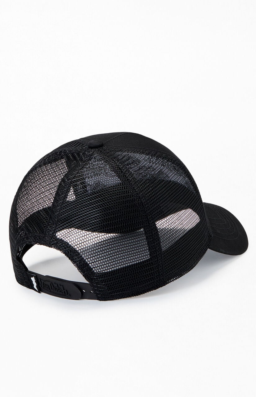 Black Staple Trucker Hat