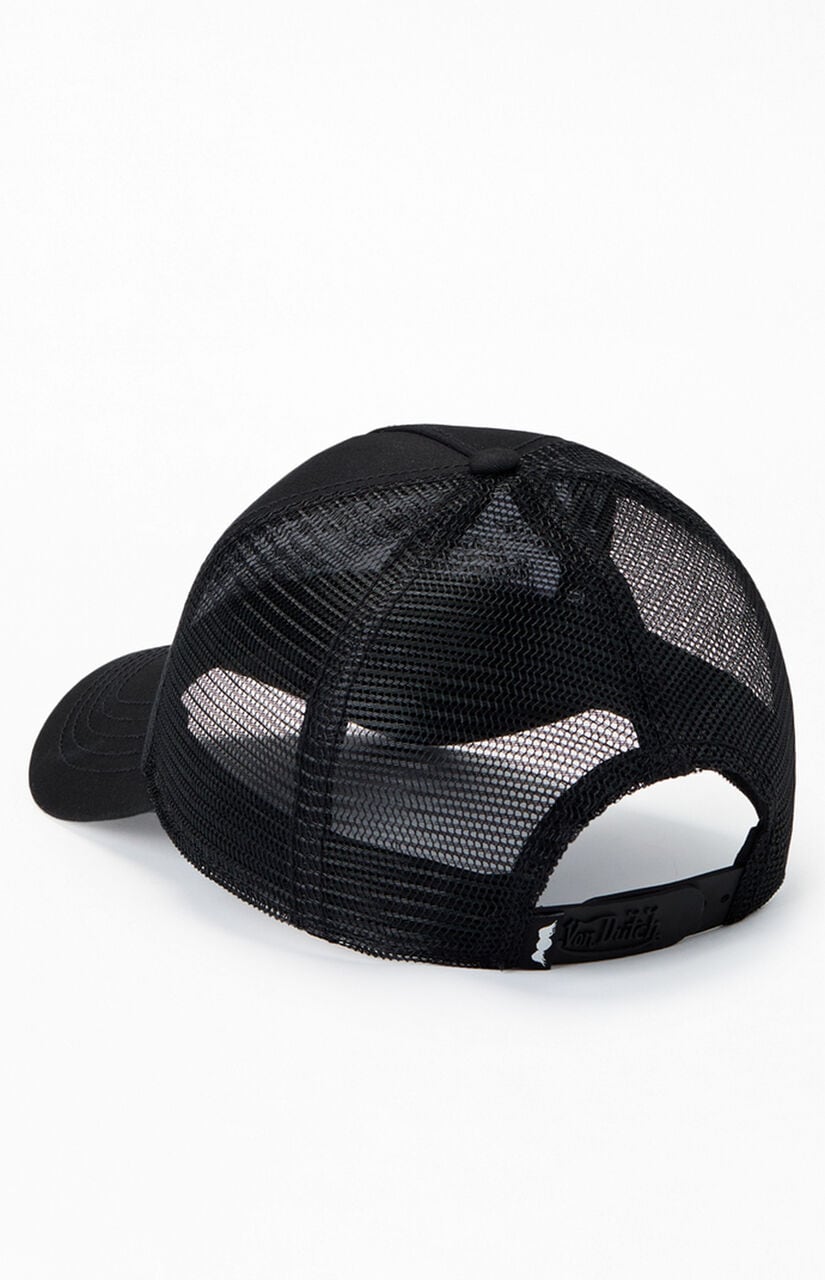 Black Staple Trucker Hat