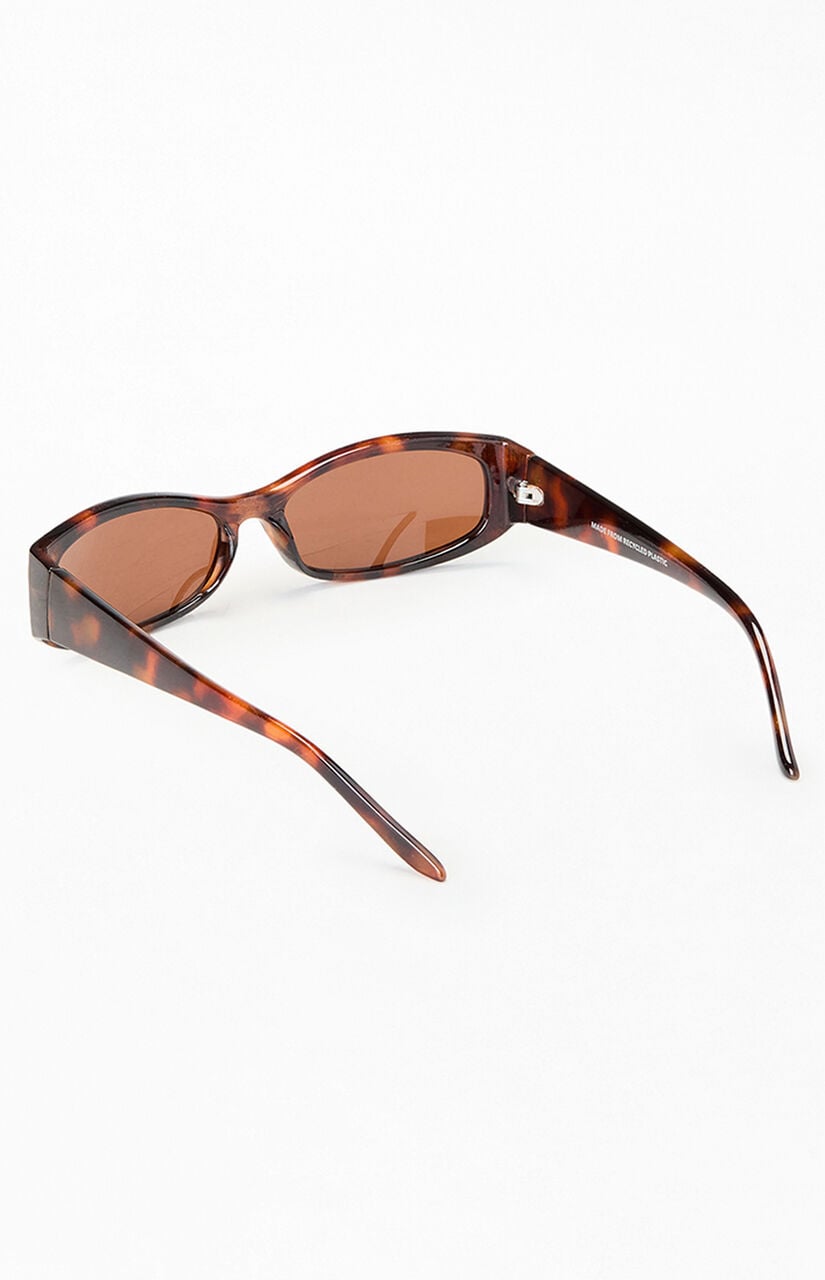 Romy Tortoise Rectangle Sunglasses