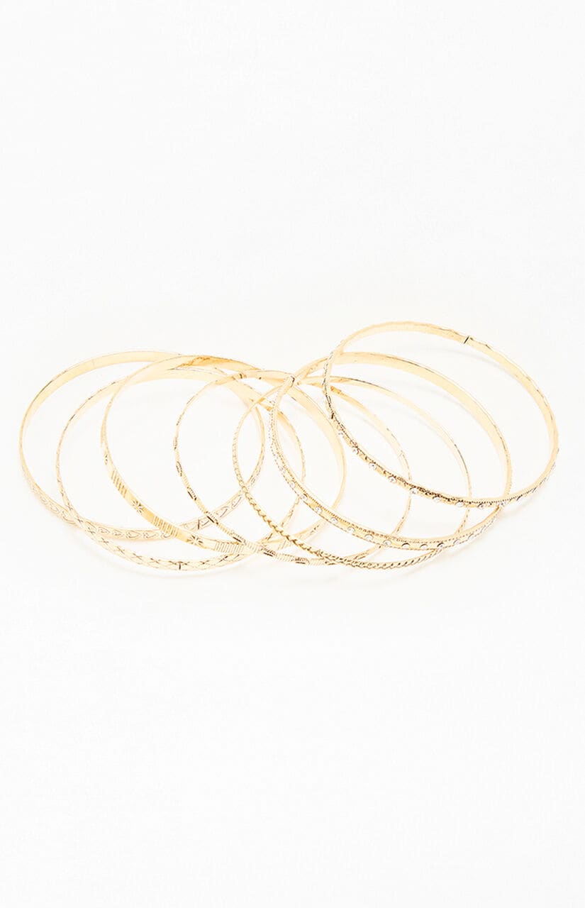 Greta Metal Bangle Set
