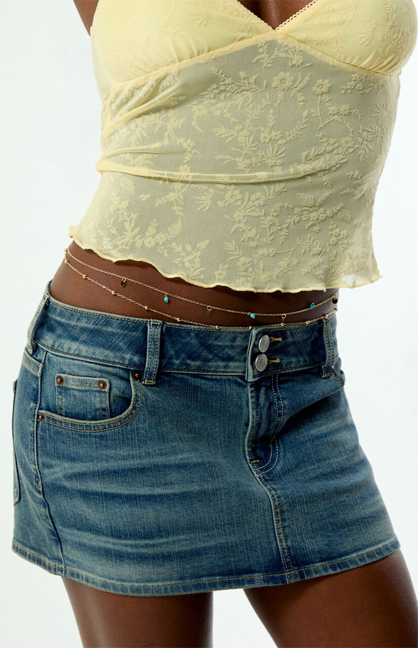Skye Metal Beaded Belly Chain