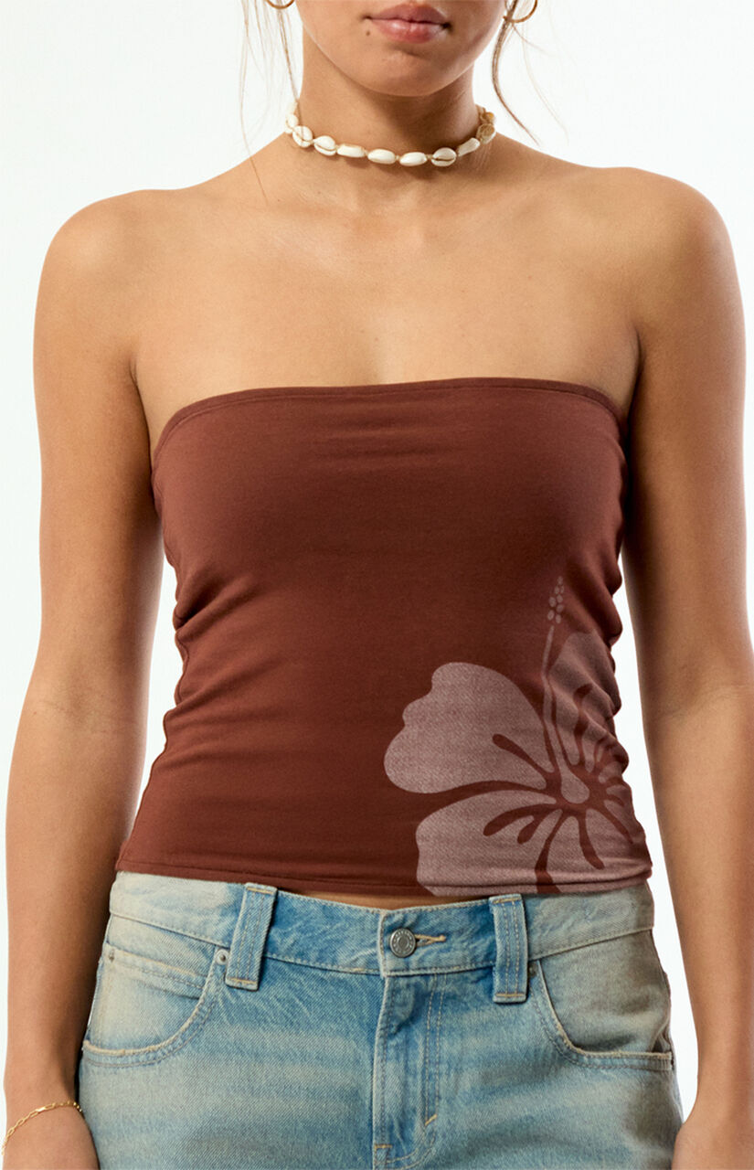 Hibiscus Tube Top
