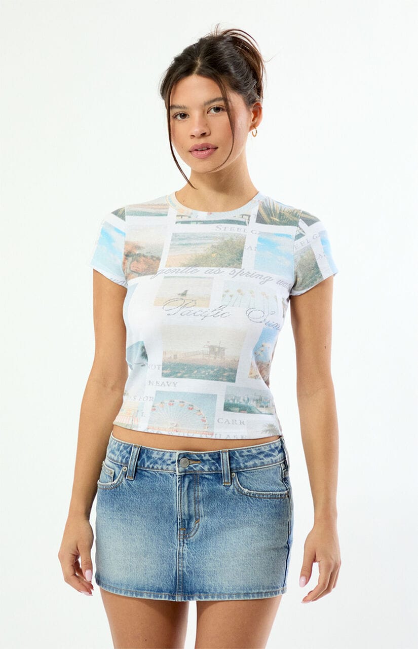 AOP Summer Destination Skimmer T-Shirt