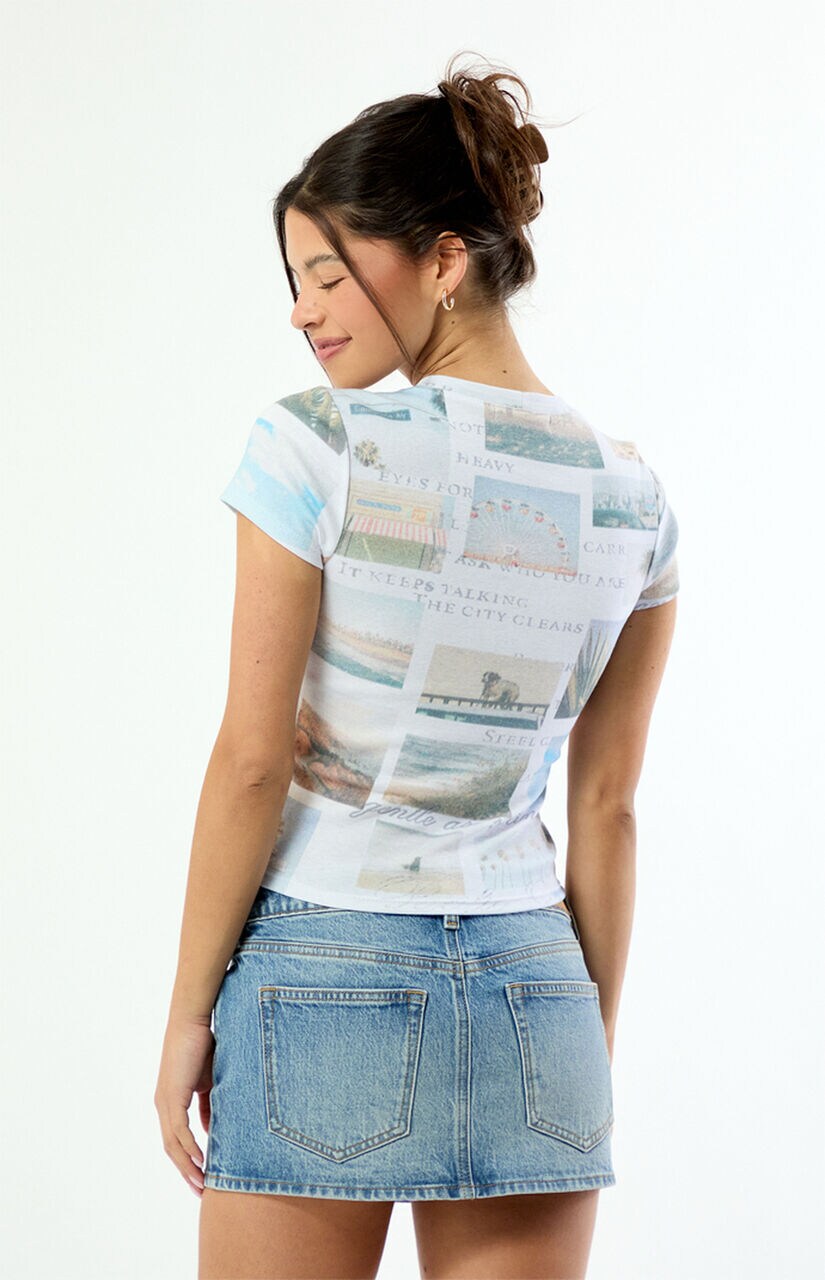 AOP Summer Destination Skimmer T-Shirt