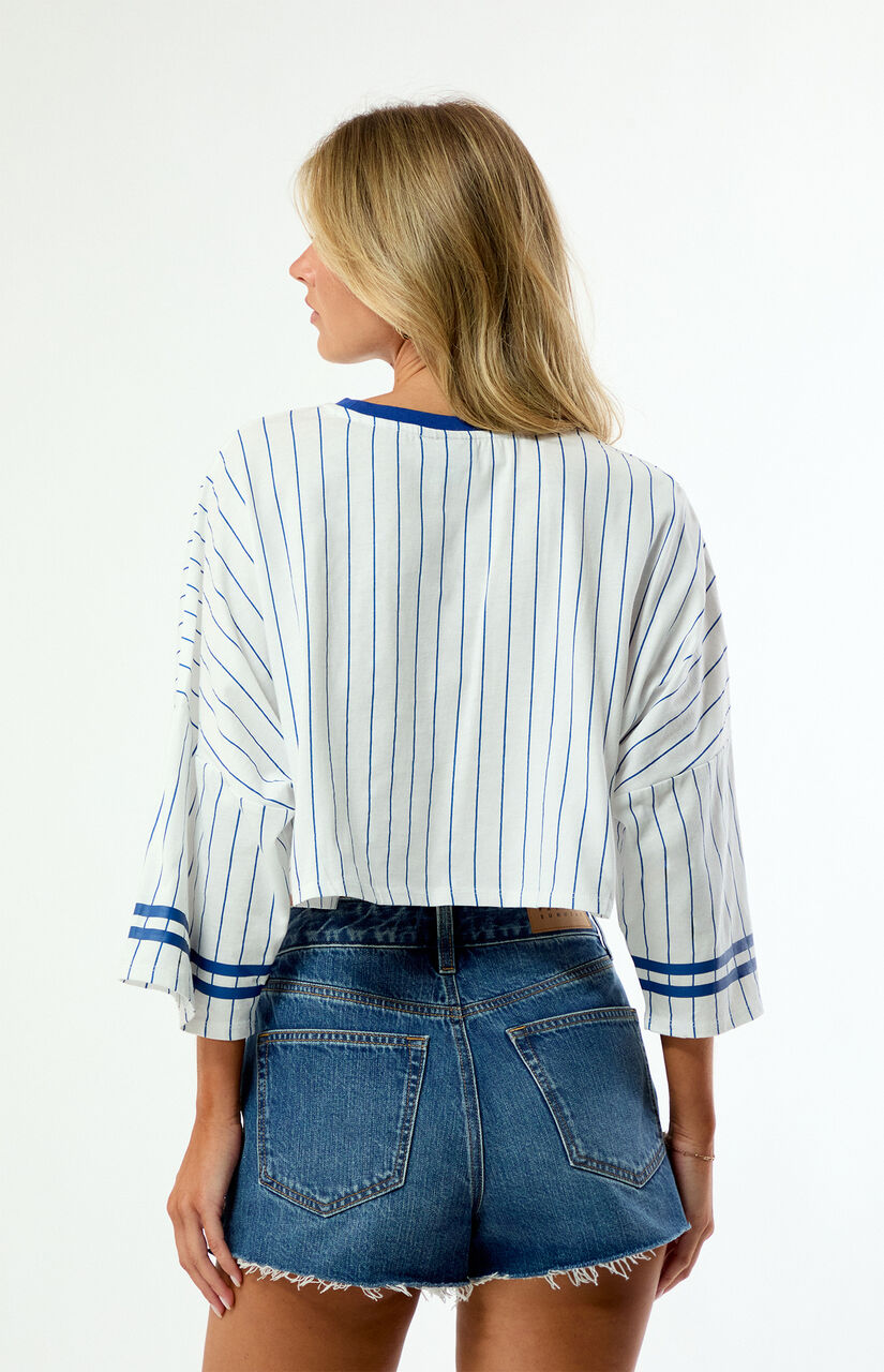 Los Angeles Sport Long Sleeve Cropped T-Shirt