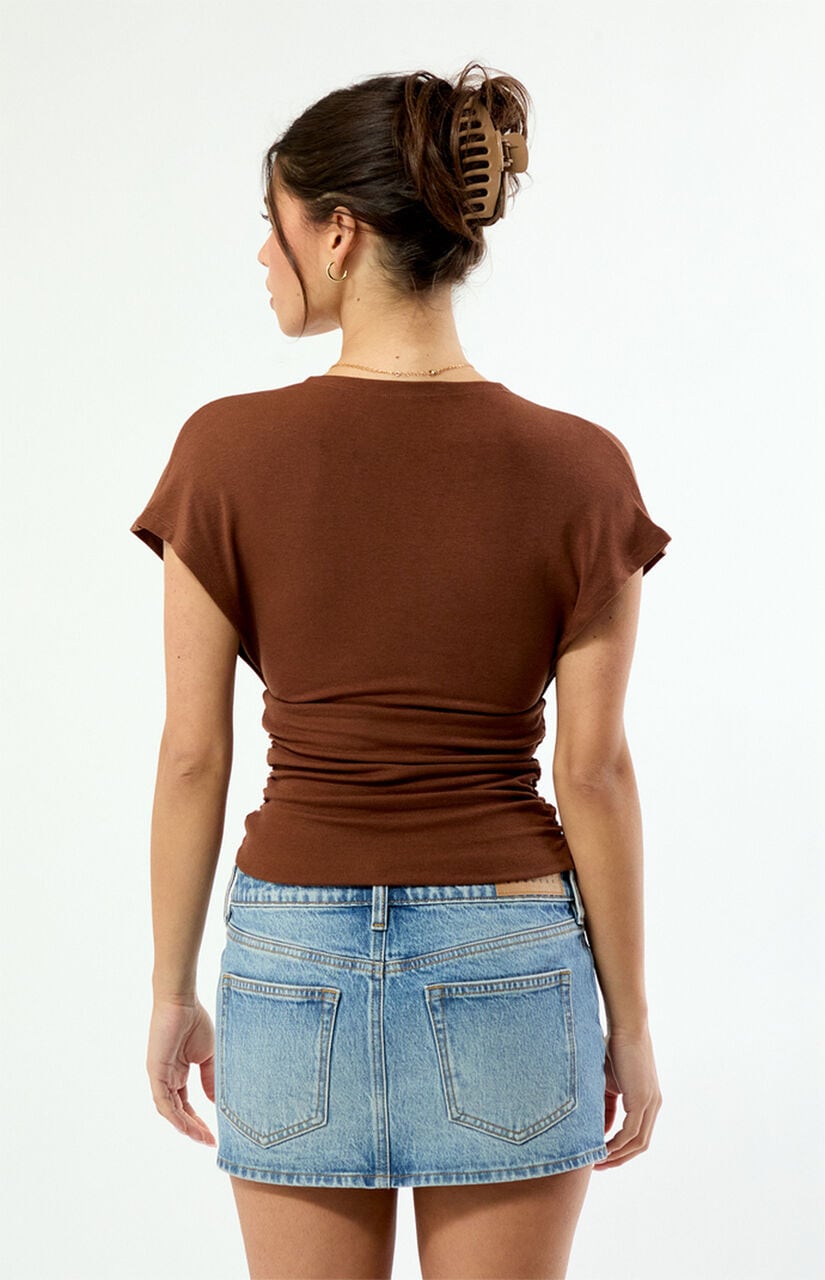 Harley Deep V Cinched Top