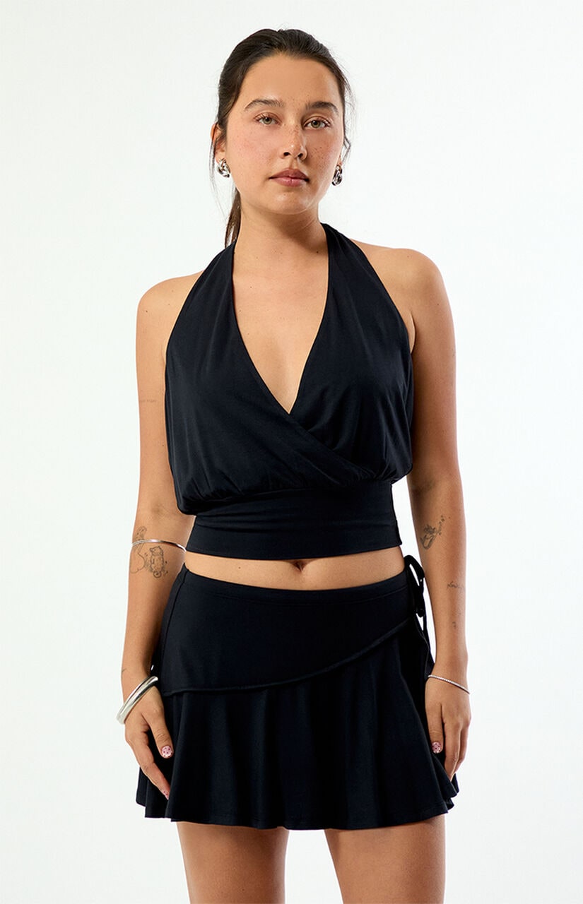 Layla Deep V Halter Top