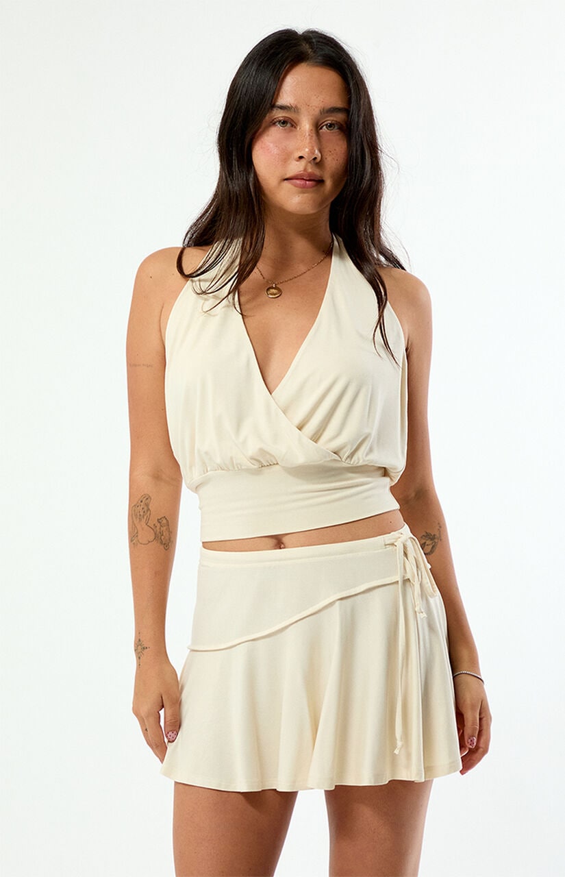 Layla Deep V Halter Top