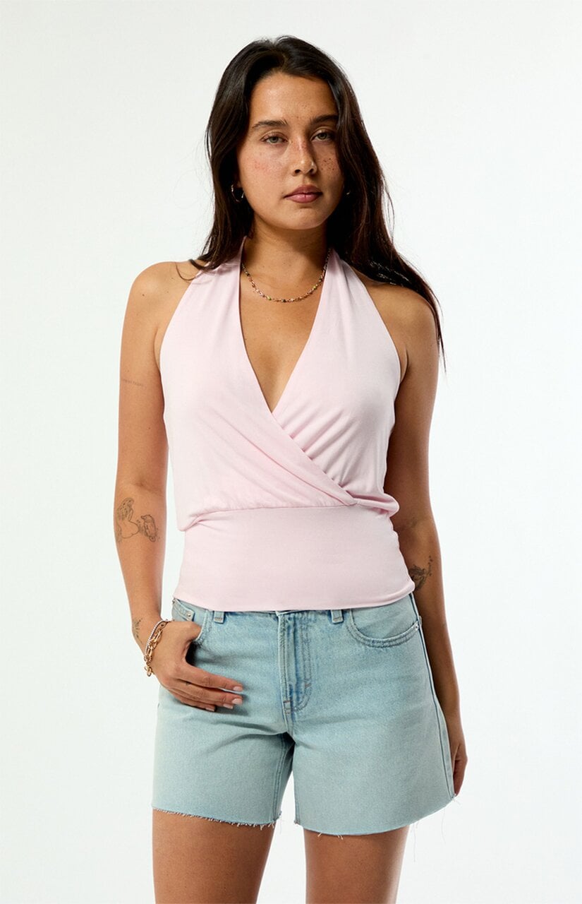 Devon Wrap Halter Top
