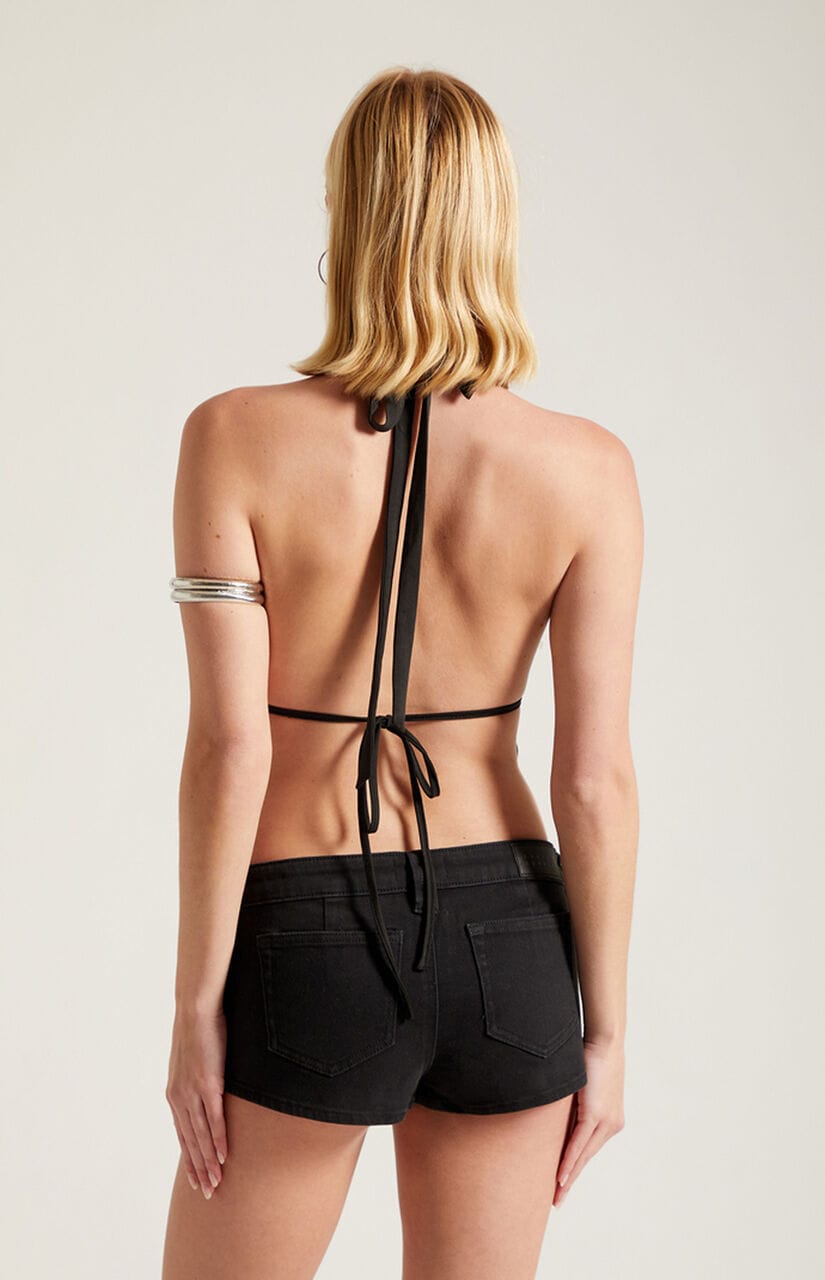 Emery Cowl Neck Open Back Top