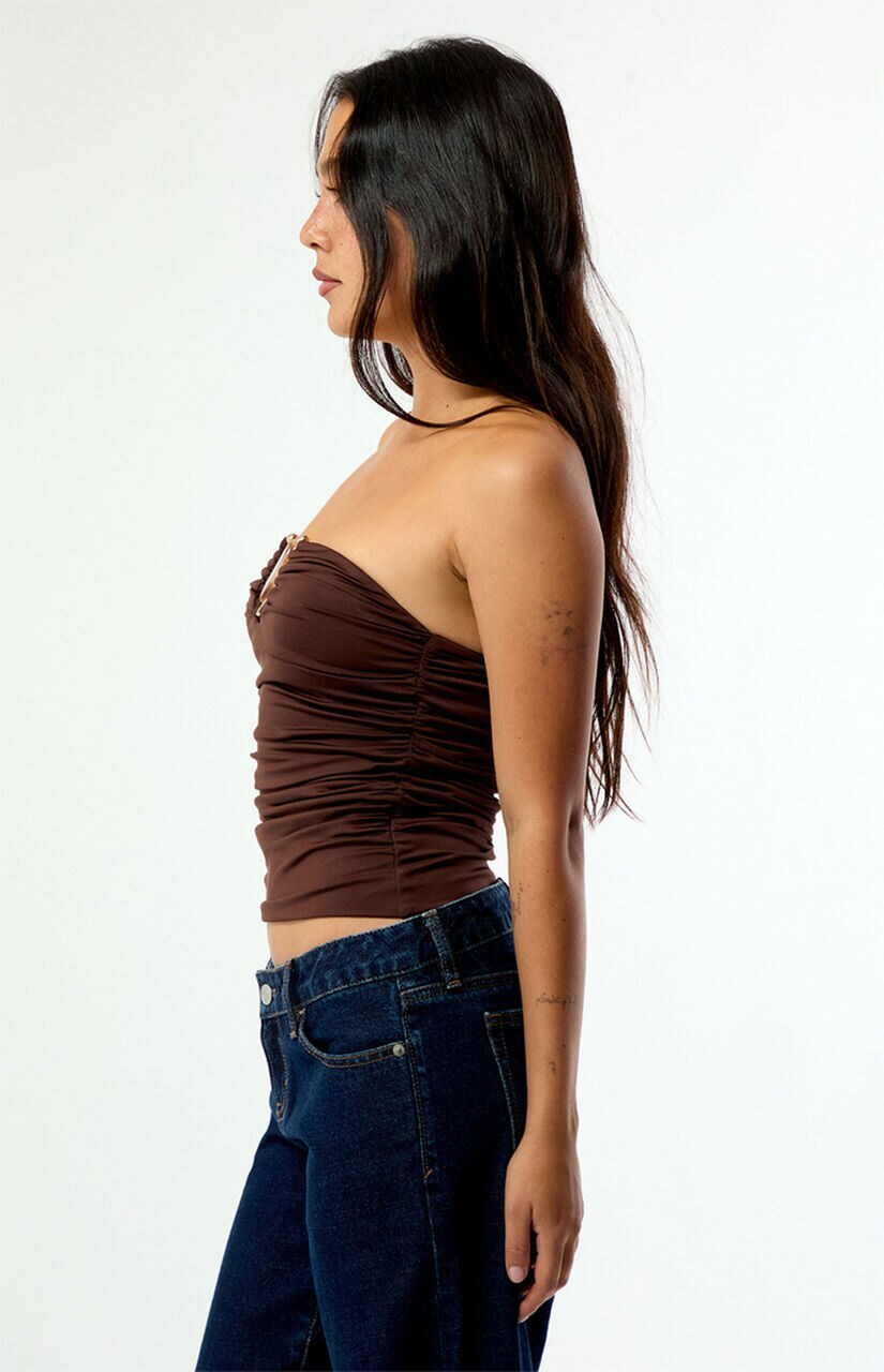 Lila Stone Center Hardware Tube Top