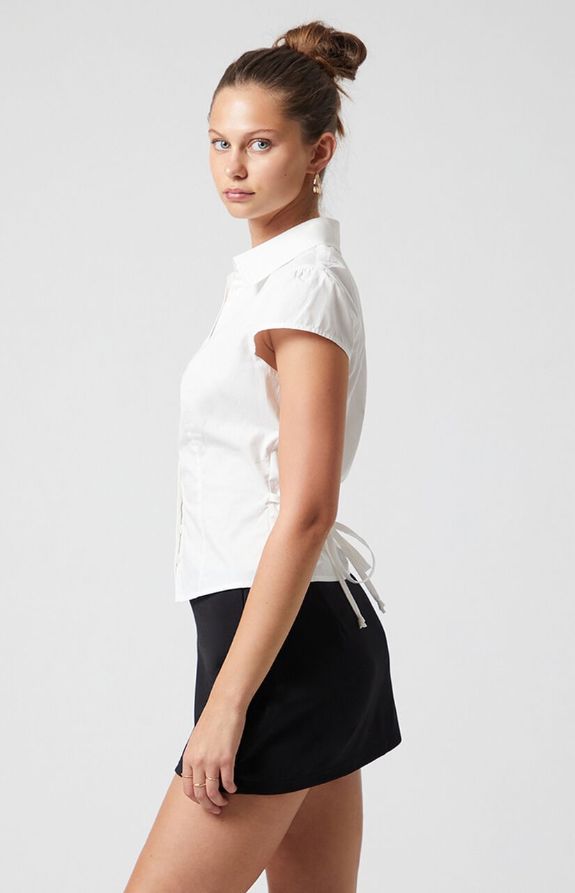 Audrey Button Up Collar Top