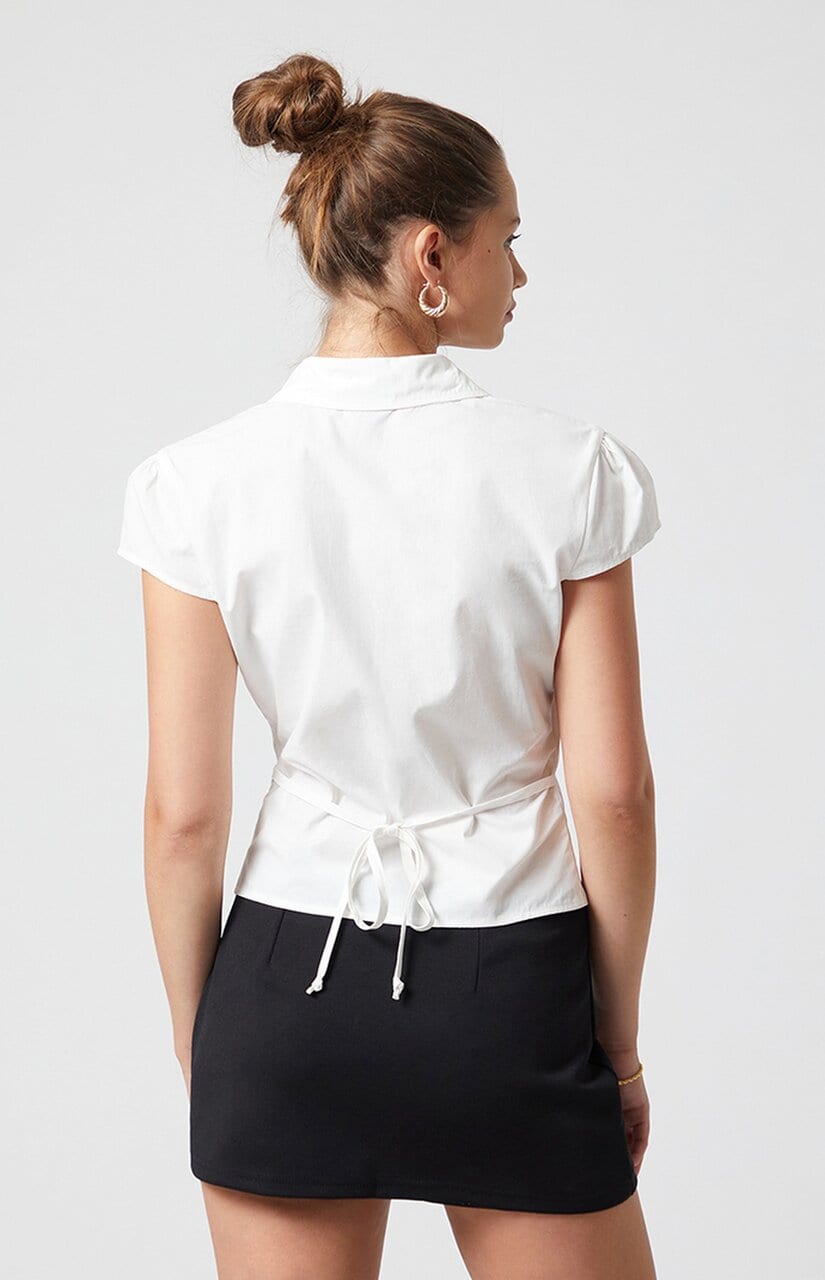 Audrey Button Up Collar Top