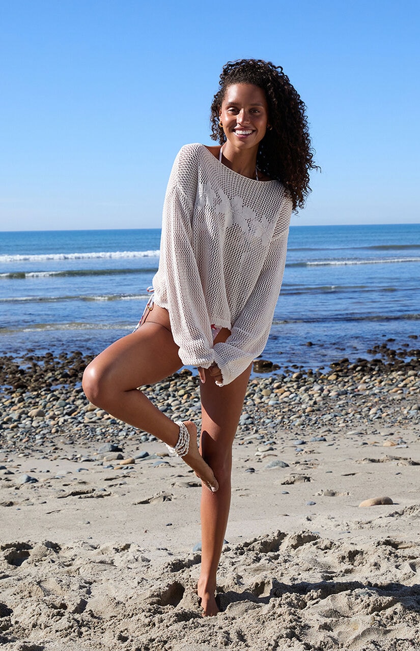 Juli Boat Neck Long Sleeve Sweater
