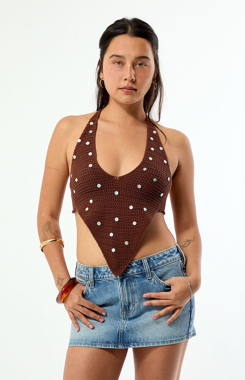 Maribel Tie Back Halter Top