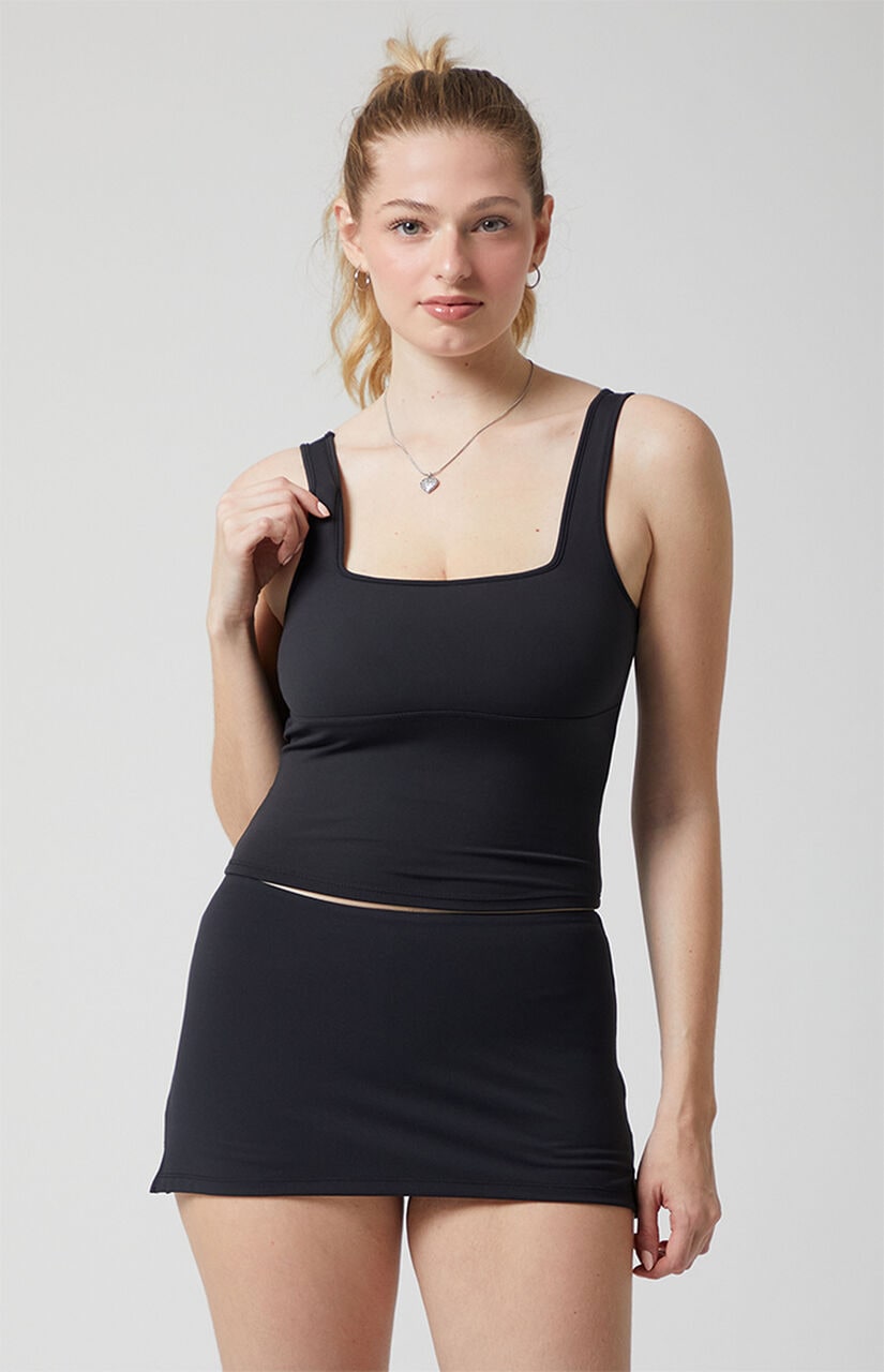 PAC WHISPER Active Square Neck Sporty Tank Top