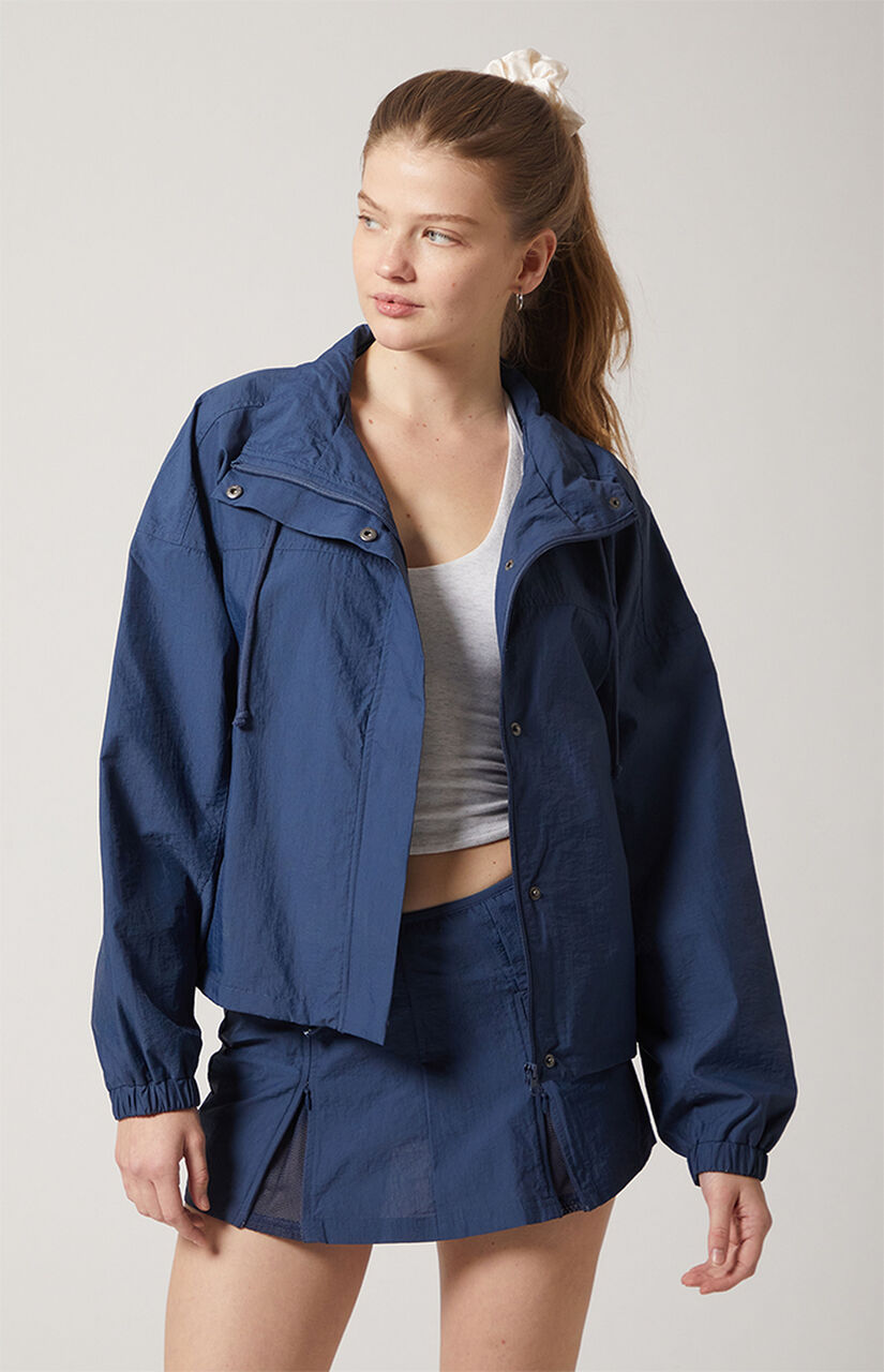 Active Haven Crinkle Poplin Track Jacket