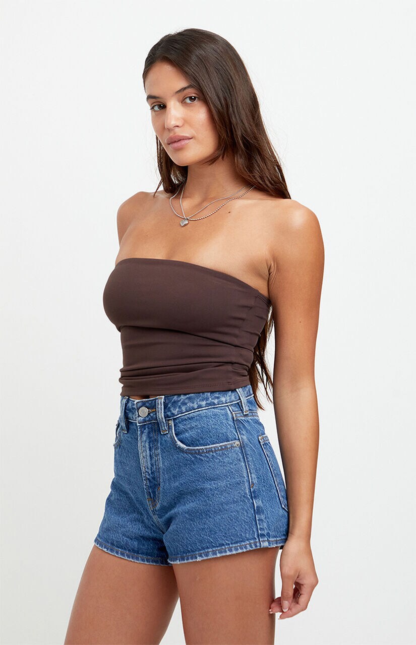 Ivy High Waisted Festival Jean Shorts Indigo