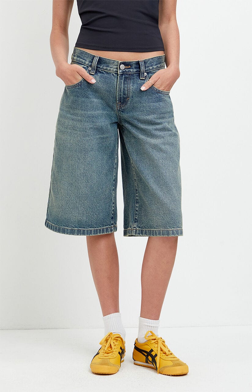 Peyton Extreme Jorts Dark Blue