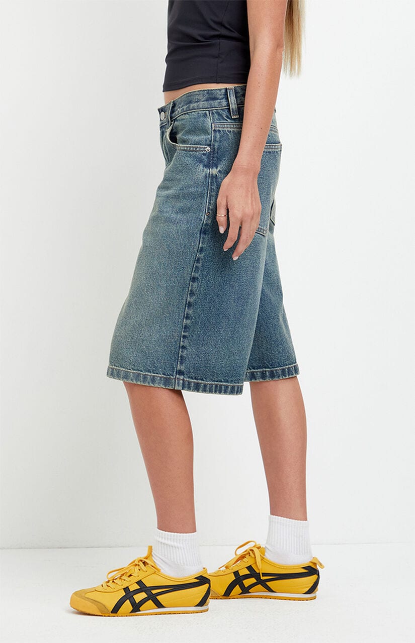 Peyton Extreme Jorts Dark Blue
