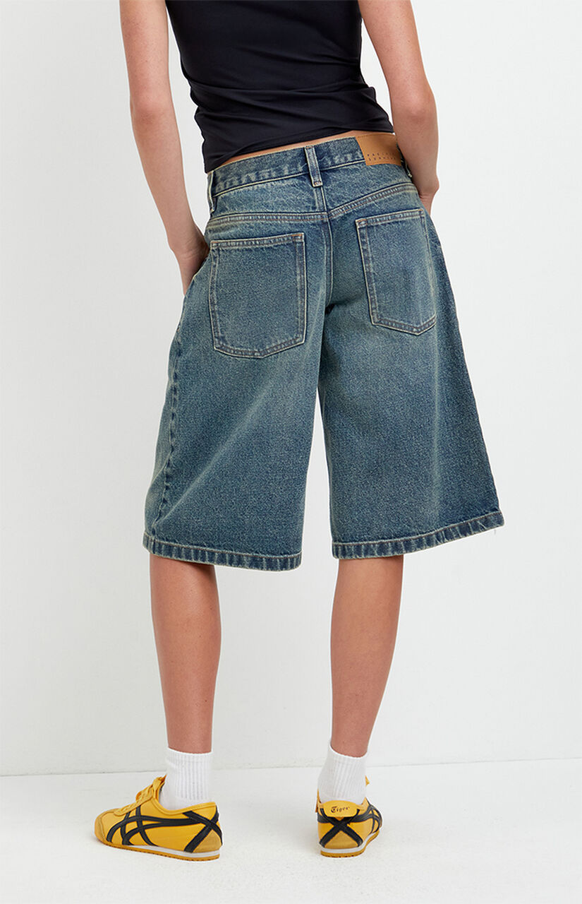 Peyton Extreme Jorts Dark Blue