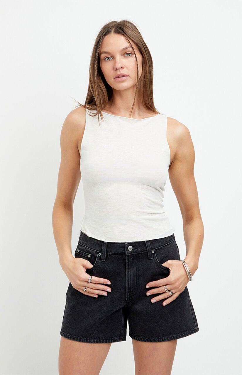Sophie Jean Mom Shorts Black