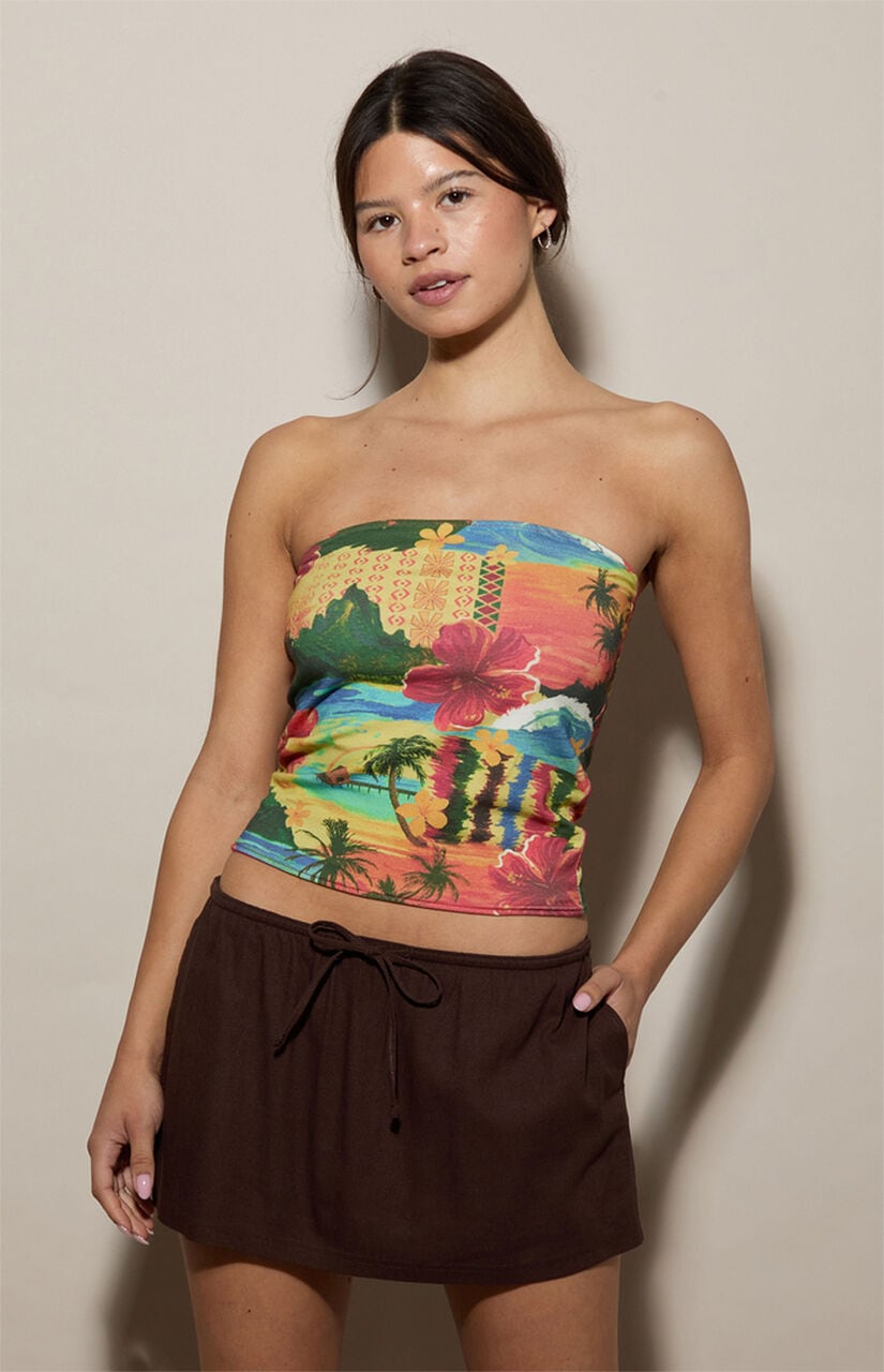 Linen Mini Skort