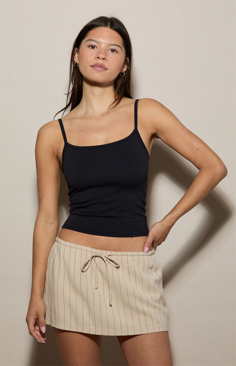 Linen Mini Skort
