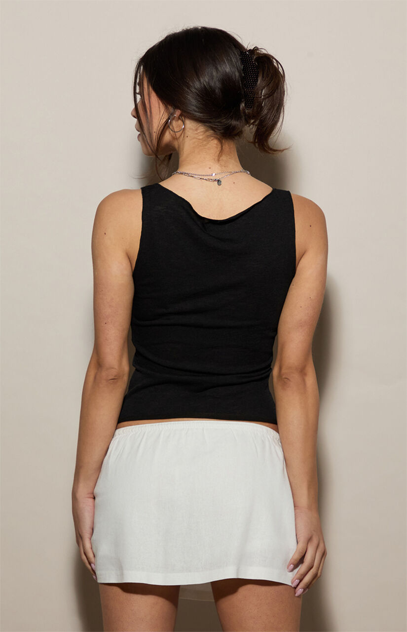 Linen Mini Skort