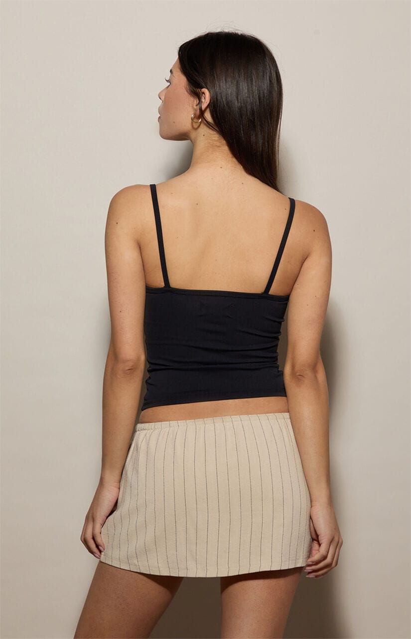 Linen Mini Skort