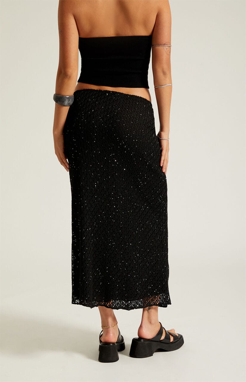Sequin Midi Skirt